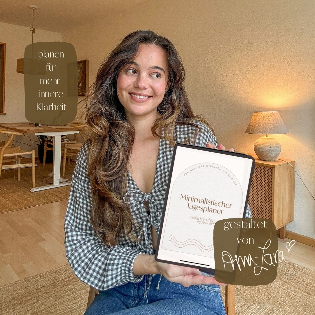 Minimalistischer Tagesplaner (digital)
