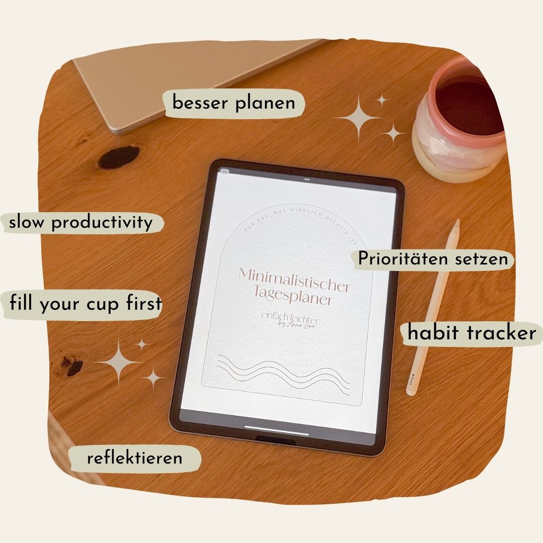 Minimalistischer Tagesplaner (digital)