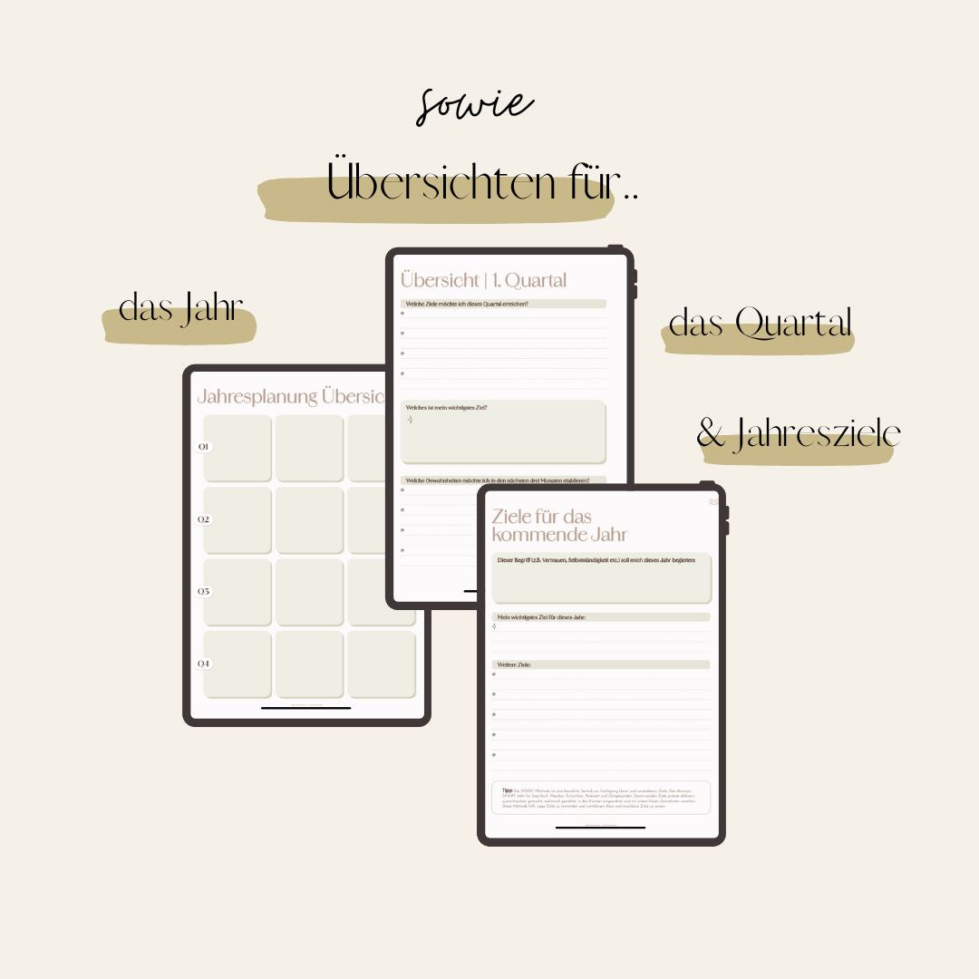 Minimalistischer Tagesplaner (digital)