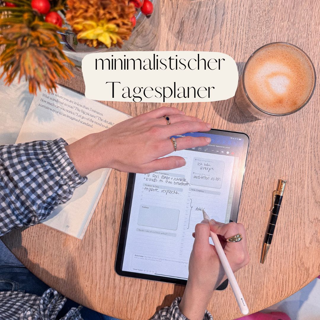 Minimalistischer Tagesplaner (digital)